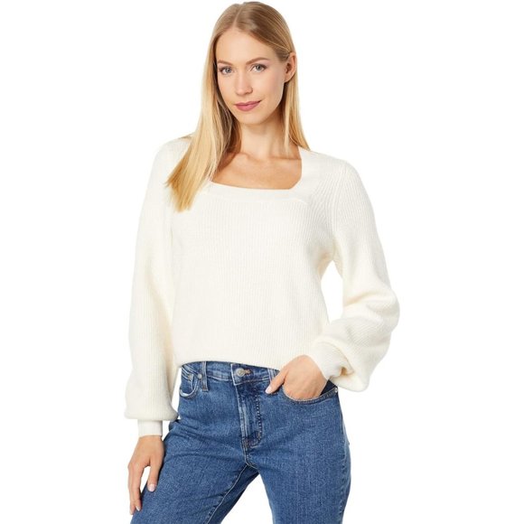 Madewell Sweaters - Madewell Melwood Square Neck Pullover Sweater in Coziest Yarn